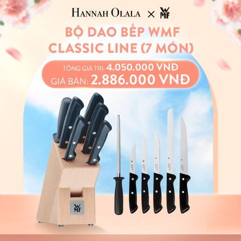  A935_DEAL 3: BỘ DAO BẾP WMF CLASSIC LINE (7 MÓN) 