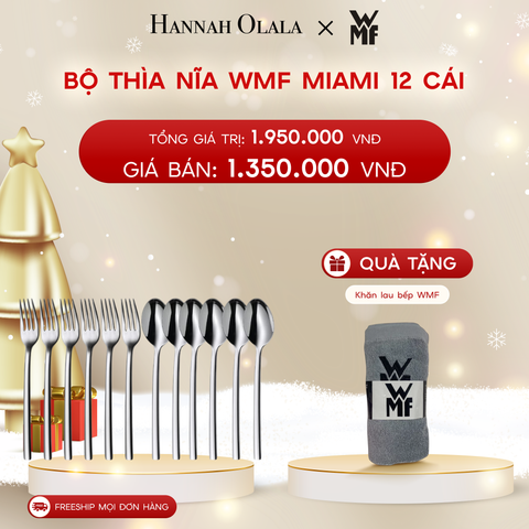  A545_DEAL 6: BỘ THÌA NĨA WMF MIAMI 12 CÁI 