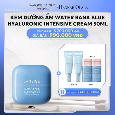  DEAL 8: KEM DƯỠNG ẨM WATER BANK BLUE HYALURONIC INTENSIVE CREAM 50ML 