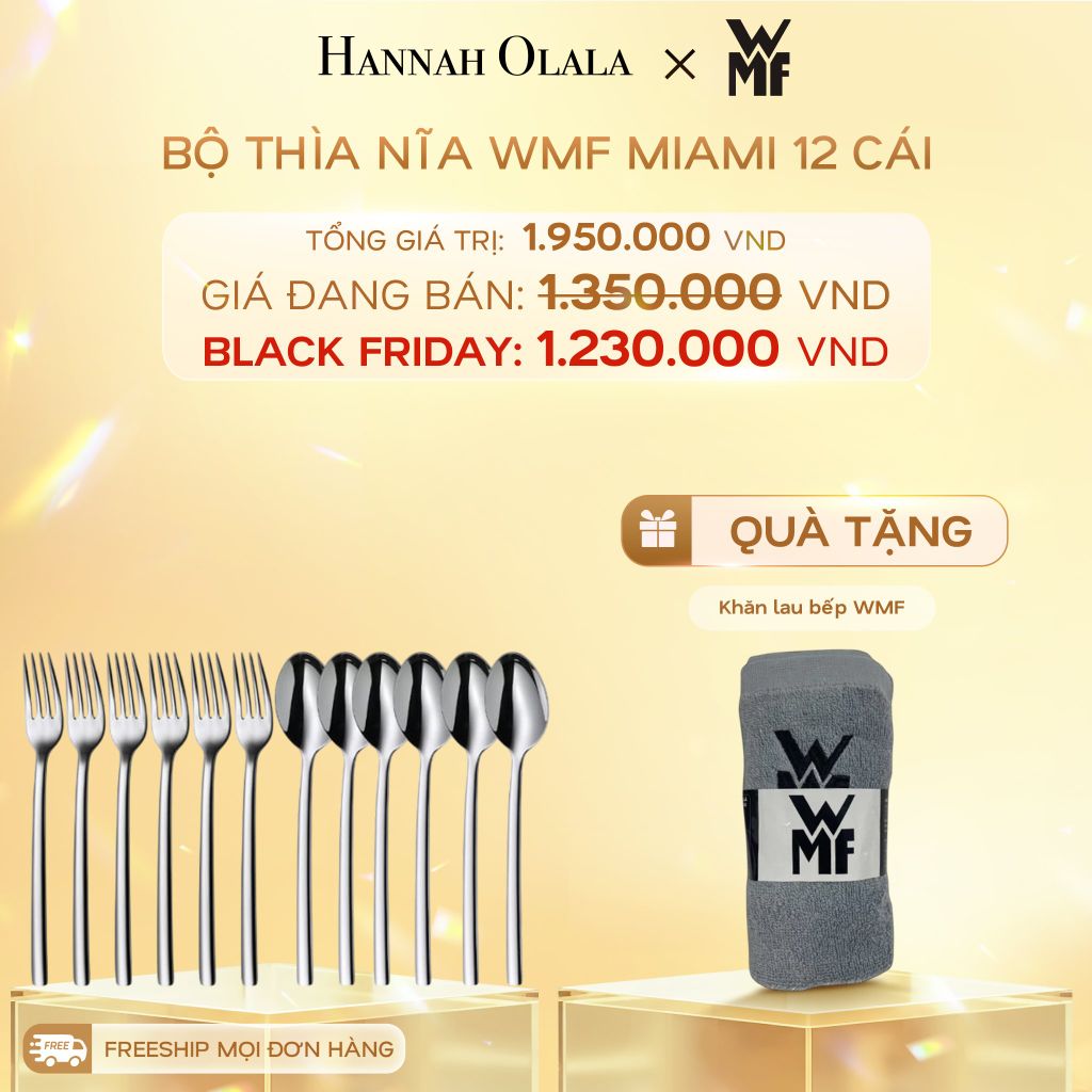  DEAL 15: BỘ THÌA NĨA 12 MÓN WMF MIAMI 