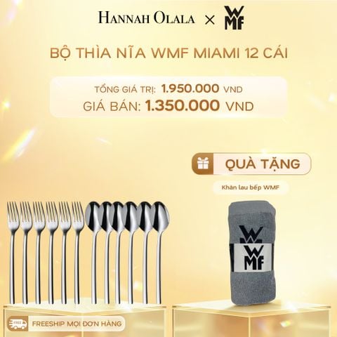  DEAL 9: BỘ THÌA NĨA WMF MIAMI 12 CÁI 