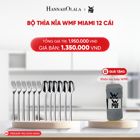  DEAL 9: BỘ THÌA NĨA WMF MIAMI 12 CÁI 