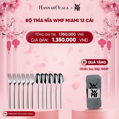  DEAL 9: BỘ THÌA NĨA WMF MIAMI 12 CÁI 