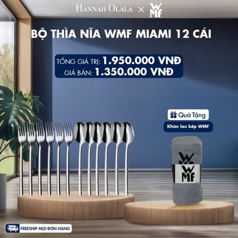  BỘ THÌA NĨA WMF MIAMI 12 CÁI 