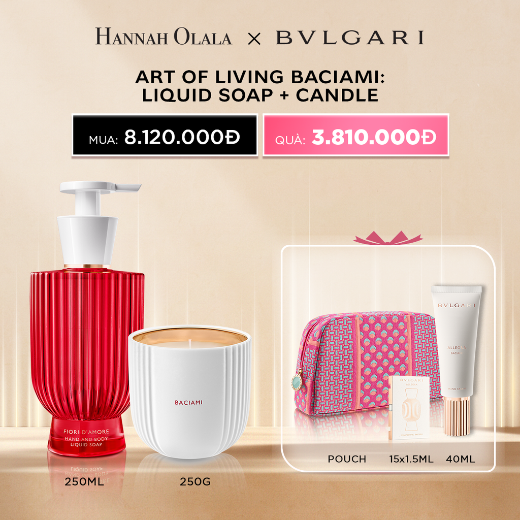  DEAL 1: BỘ SẢN PHẨM ALLEGRA ART OF LIVING BACIAMI 250ML + 250G 