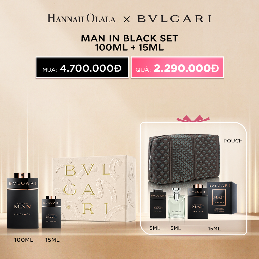  DEAL 6: BỘ NƯỚC HOA MAN IN BLACK EDP 100ML + 15ML 