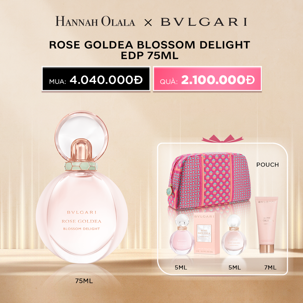  DEAL 7: NƯỚC HOA ROSE GOLDEA BLOSSOM DELIGHT EDP 75ML 