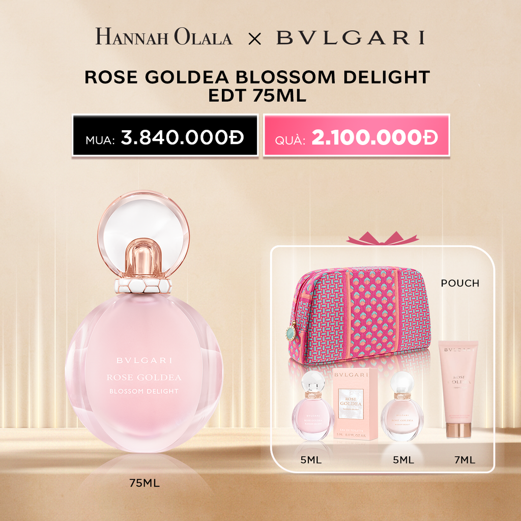  DEAL 8: NƯỚC HOA ROSE GOLDEA BLOSSOM DELIGHT EDT 75ML 