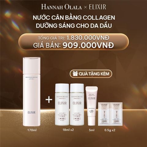  DEAL 15: NƯỚC DƯỠNG TRẮNG DA & NGĂN NGỮA LÃO HÓA ELIXIR WHITE WHITENING CLEAR LOTION T I 170ML 