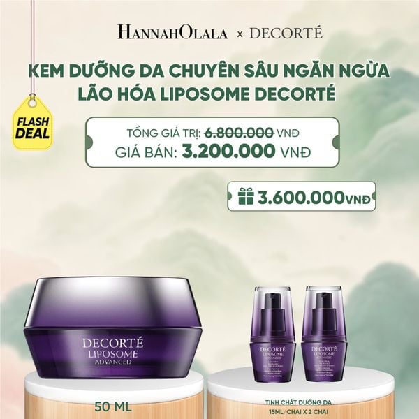  (DEAL ĐỘC QUYỀN) KEM DƯỠNG DA CHUYÊN SÂU NGĂN NGỪA LÃO HÓA LIPOSOME DECORTÉ 50ML 