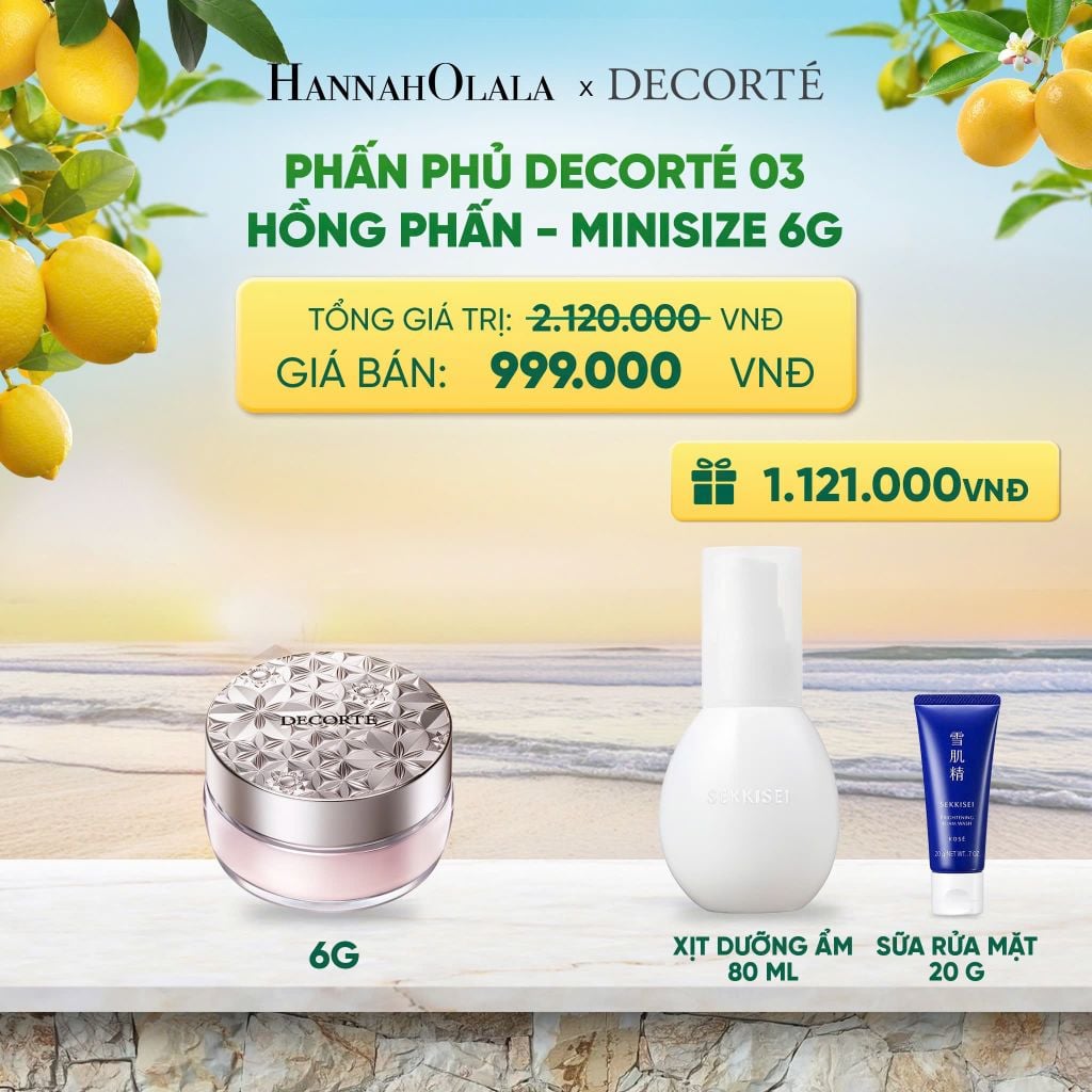  [DEAL ĐỘC QUYỀN] PHẤN PHỦ DECORTÉ MINISIZE_LIMITED 
