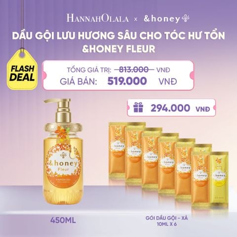  DẦU GỘI LƯU HƯƠNG SÂU CHO TÓC HƯ TỔN &HONEY FLEUR (DATE 11/2027) - A660 