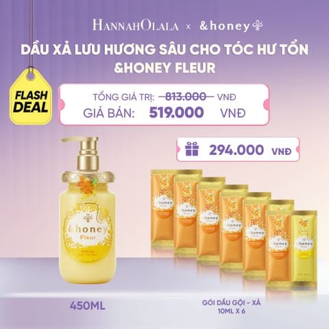  DẦU XẢ LƯU HƯƠNG SÂU CHO TÓC HƯ TỔN &HONEY FLEUR (DATE 11/2027) - A661 