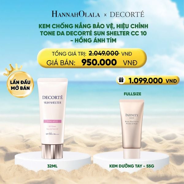  DEAL 7: [FLASH DEAL] KEM CHỐNG NẮNG BẢO VỆ DA DECORTÉ SUN SHELTER 