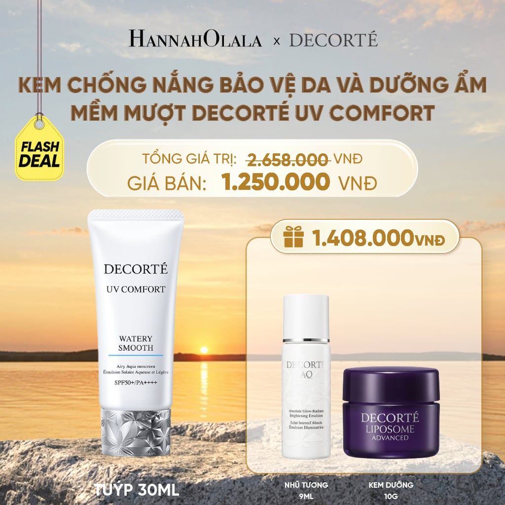  KEM CHỐNG NẮNG DECORTÉ UV COMFORT _ KHÔNG NÂNG TÔNG - B567 
