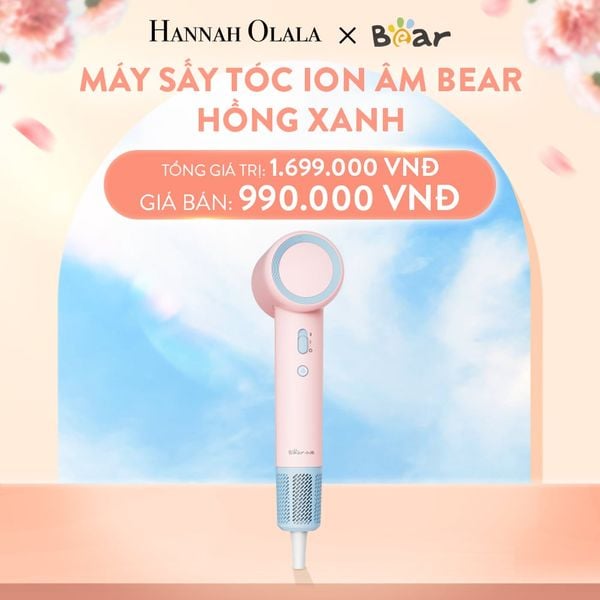  A104_DEAL 1: MÁY SẤY TÓC ION ÂM BEAR 