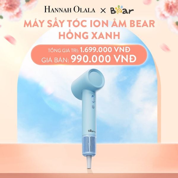  A104_DEAL 1: MÁY SẤY TÓC ION ÂM BEAR 