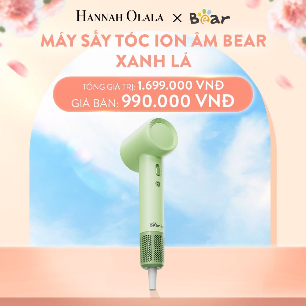  A104_DEAL 1: MÁY SẤY TÓC ION ÂM BEAR 