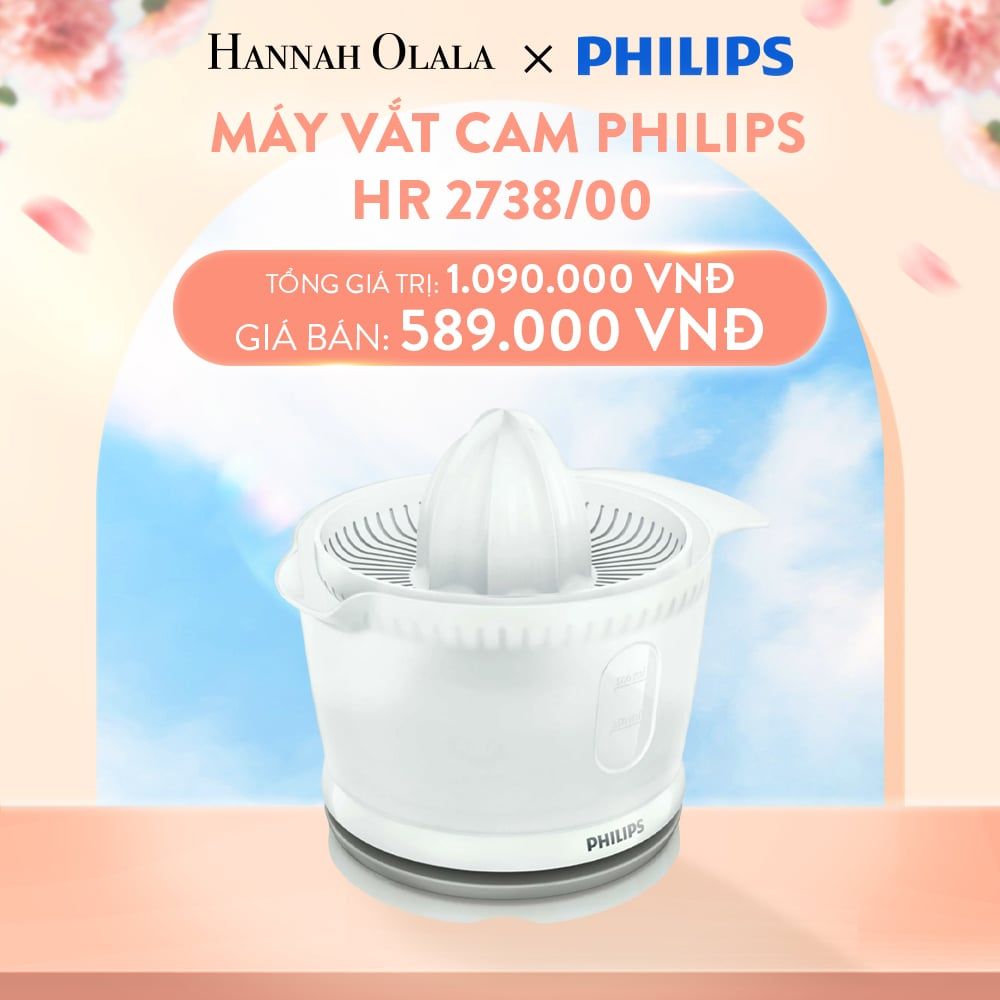  A650_DEAL 11: MÁY VẮT CAM PHILIPS HR 2738/00 