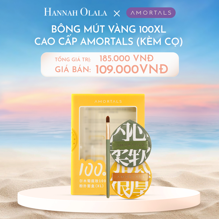  C1134_DEAL 13:BÔNG MÚT VÀNG CAO CẤP AMORTALS (KÈM CỌ) 