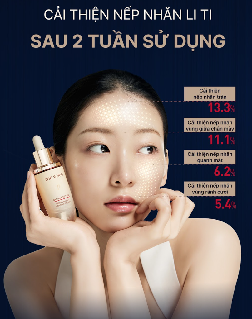  A599_DEAL 15: MỚI RA MẮT - BỘ TINH CHẤT TĂNG CƯỜNG NGỪA LÃO HÓA CHUYÊN SÂU THE WHOO BICHUP ULTIMATE RECOVERY NAD POWER AMPOULE 30ML SPECIAL SET 