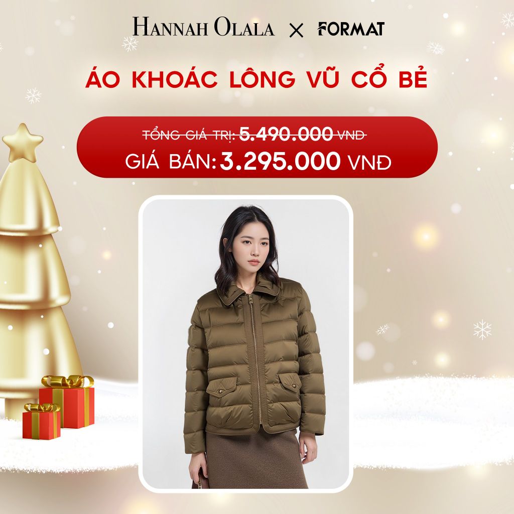  DEAL 8: ÁO KHOÁC LÔNG VŨ CỔ BẺ 