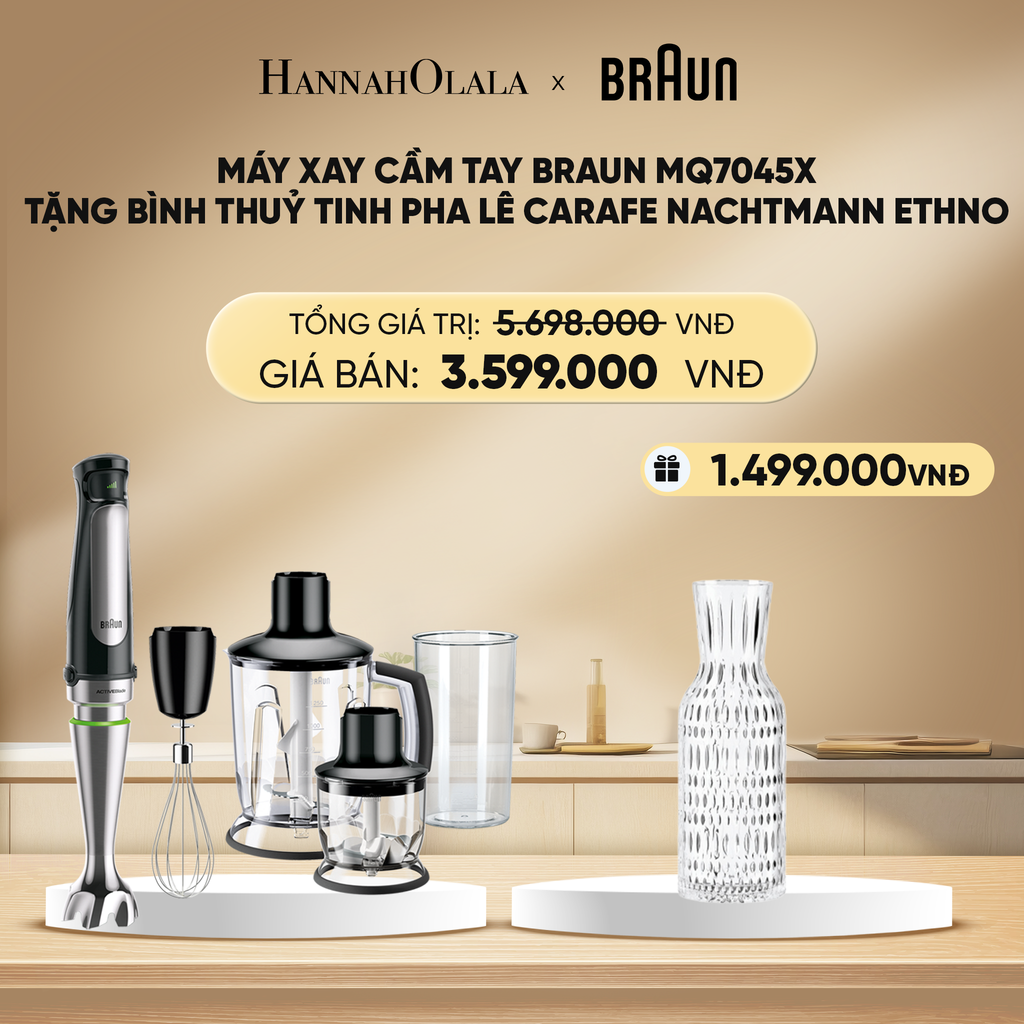  DEAL 6: MÁY XAY CẦM TAY BRAUN MQ7045X 