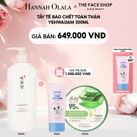  E740: DEAL 6: TẨY TẾ BÀO CHẾT TOÀN THÂN YEHWADAM 300ML 