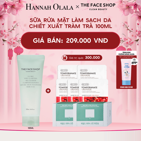  DEAL 5: SỮA RỬA MẶT LÀM SẠCH DA CHIẾT XUẤT TRÀM TRÀ 100ML 