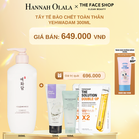  DEAL 8: TẨY TẾ BÀO CHẾT TOÀN THÂN YEHWADAM 300ML 