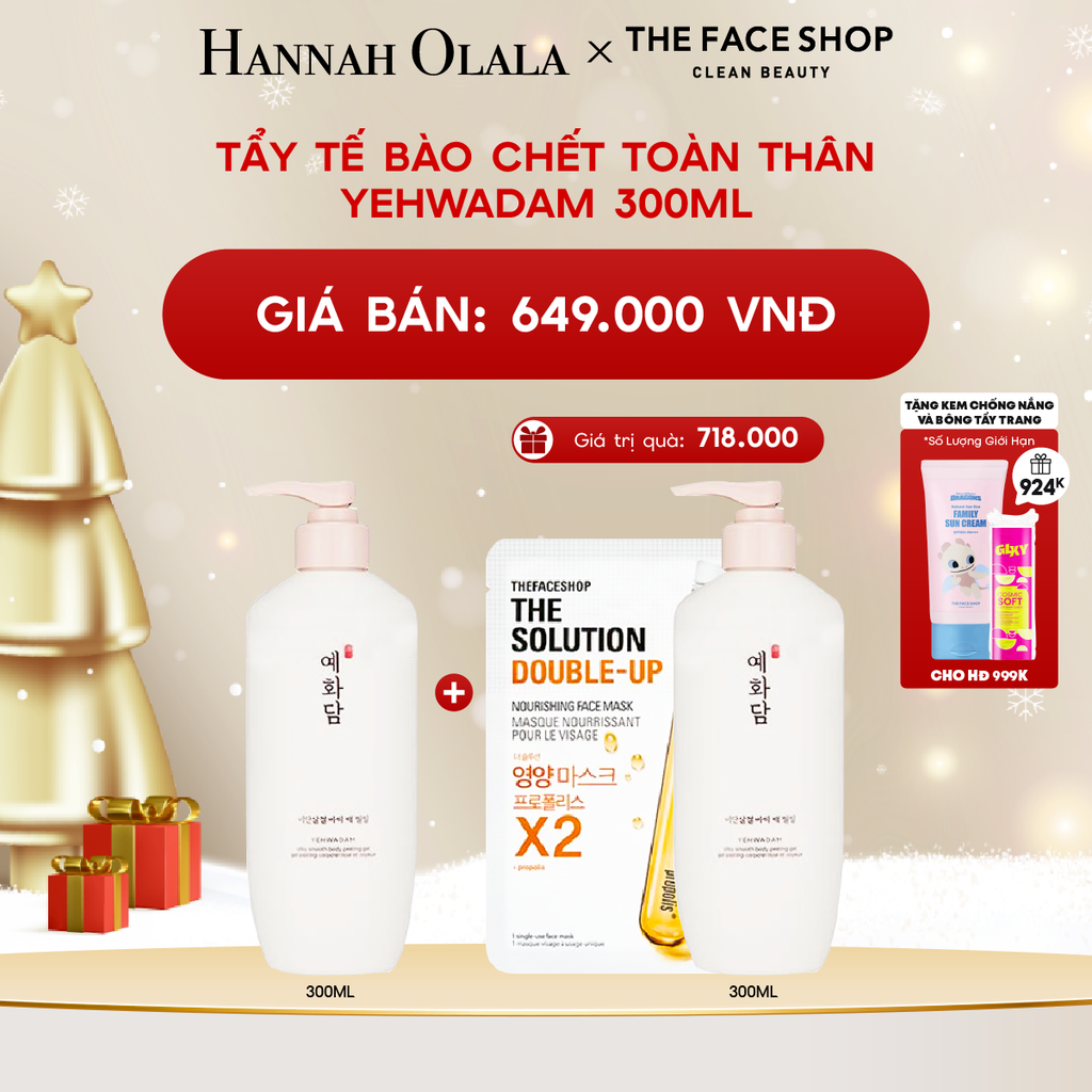  A263_DEAL 7: TẨY TẾ BÀO CHẾT TOÀN THÂN YEHWADAM 300ML 