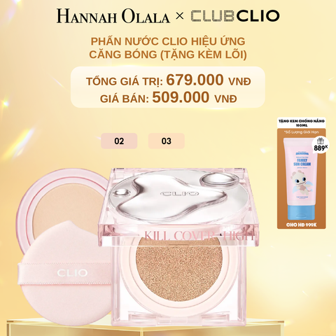  DEAL 4: PHẤN NƯỚC CLIO HIỆU ỨNG CĂNG BÓNG (TẶNG KÈM LÕI) 