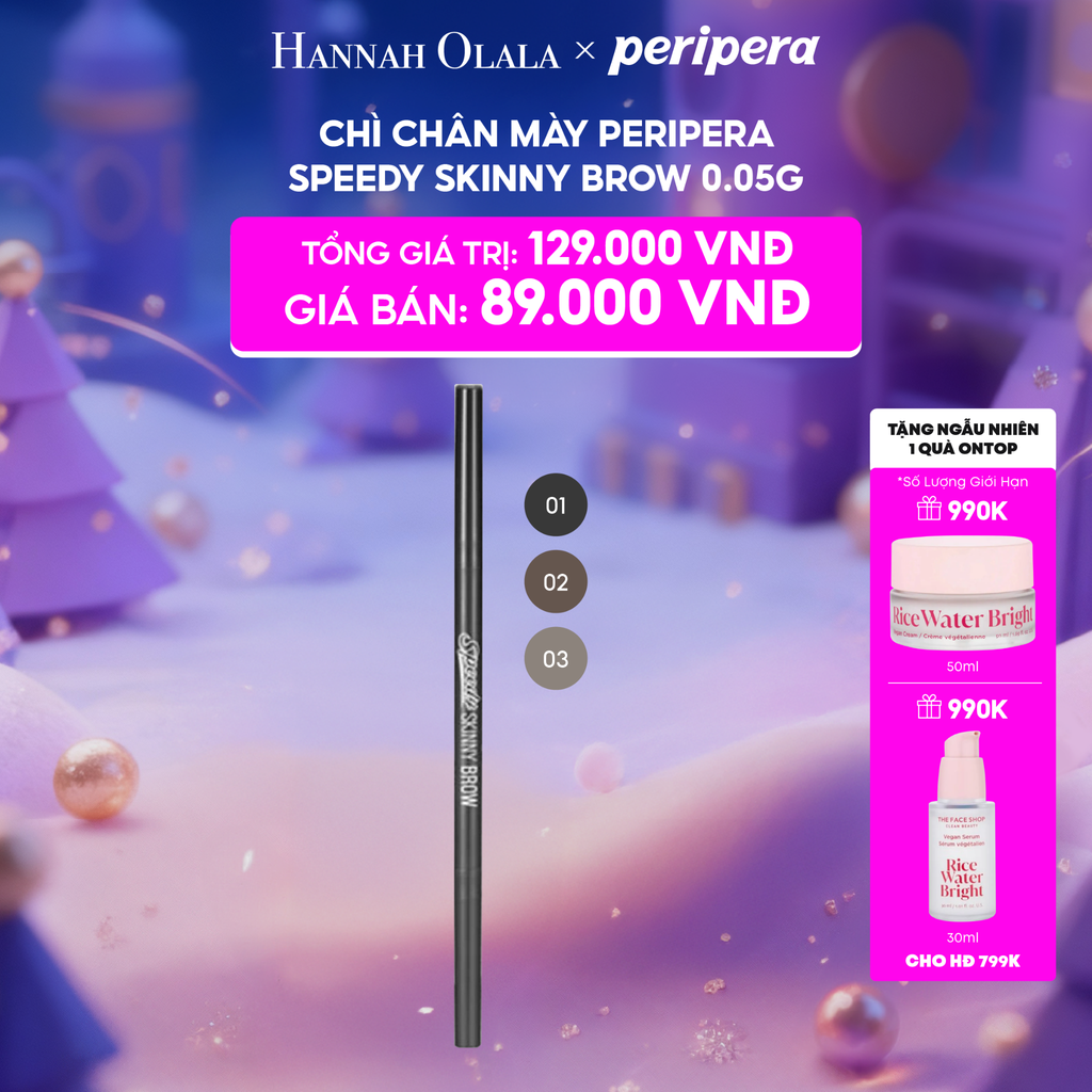  E91_DEAL 1: CHÌ CHÂN MÀY PERIPERA SPEEDY SKINNY BROW 005G 