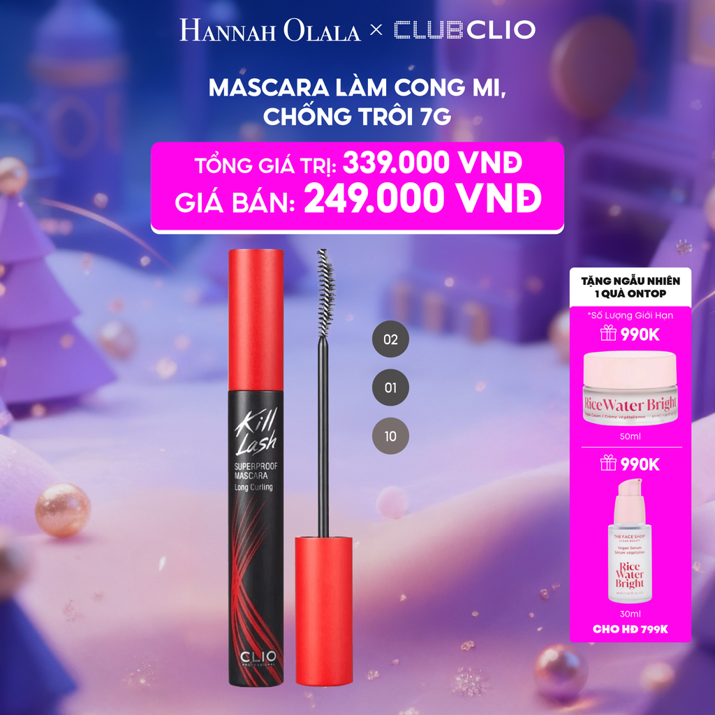  E43_DEAL 5: MASCARA LÀM CONG MI, CHỐNG TRÔI 7G 