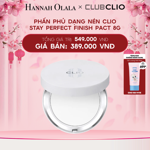  DEAL 4: PHẤN PHỦ DẠNG NÉN CLIO STAY PERFECT FINISH PACT 8G 