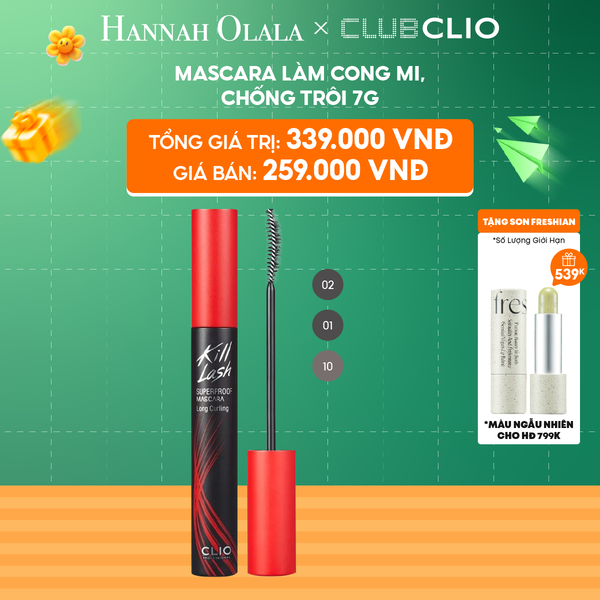  C53_DEAL 5: MASCARA LÀM CONG MI, CHỐNG TRÔI 7G 