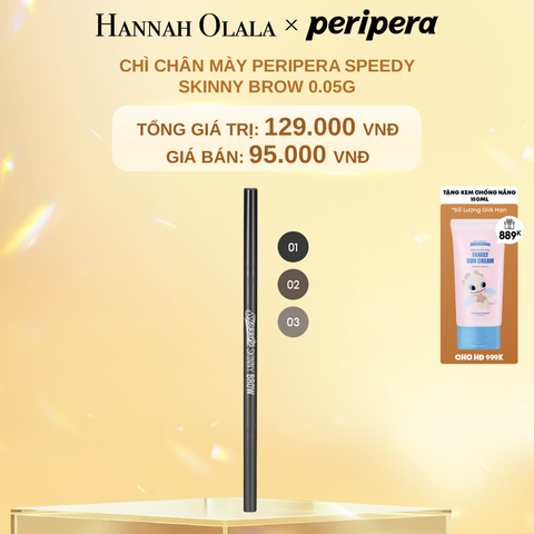  DEAL 2: CHÌ CHÂN MÀY PERIPERA SPEEDY SKINNY BROW 0.05G 