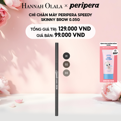  E718: DEAL 2: CHÌ CHÂN MÀY PERIPERA SPEEDY SKINNY BROW 0.05G 
