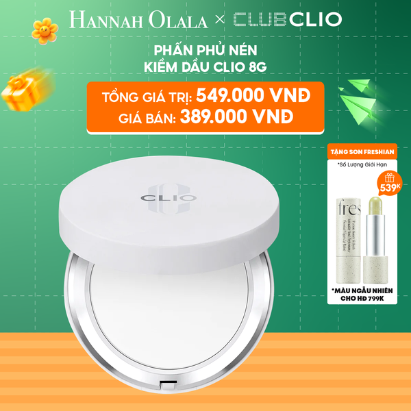  C61_DEAL 7: PHẤN PHỦ NÉN KIỀM DẦU CLIO 8G 
