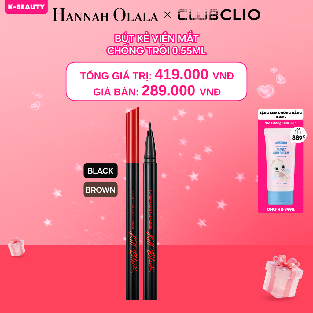  DEAL 9: BÚT KẺ VIỀN MẮT CHỐNG TRÔI 0.55ML 