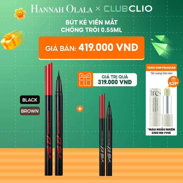  C62_DEAL 8: BÚT KẺ VIỀN MẮT CHỐNG TRÔI 0.55ML 