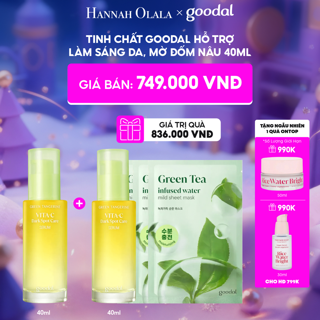  E89_DEAL 3: TINH CHẤT GOODAL HỖ TRỢ LÀM SÁNG DA, MỜ ĐỐM NÂU 40ML 