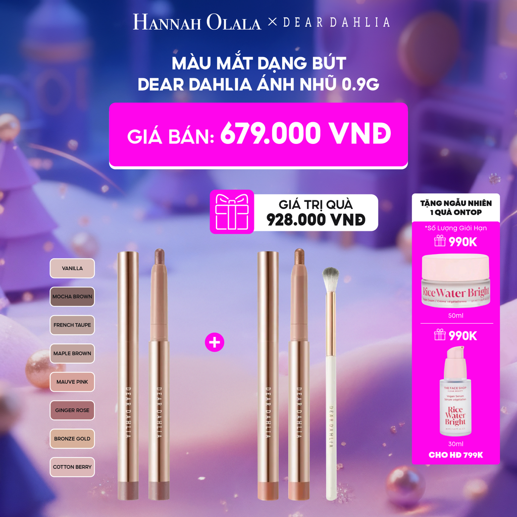  E67_DEAL 2: MÀU MẮT DẠNG BÚT DEAR DAHLIA ÁNH NHŨ 09G 