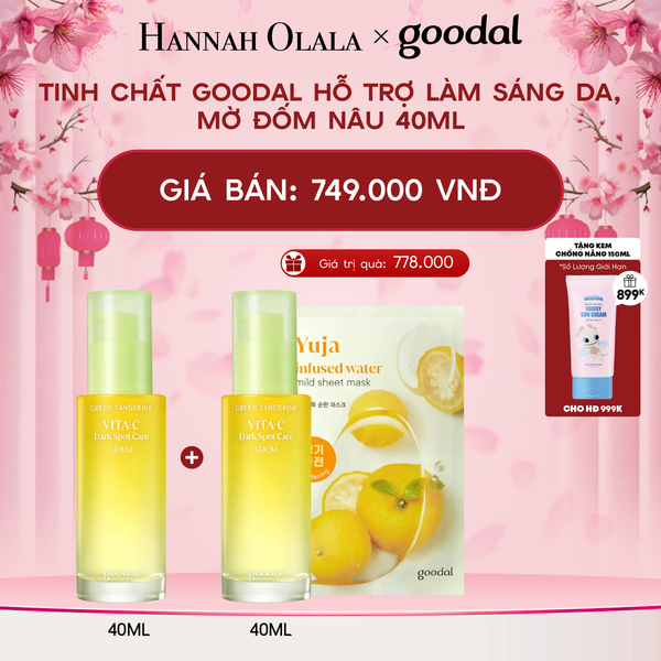  A1301_DEAL 3: TINH CHẤT GOODAL HỖ TRỢ LÀM SÁNG DA, MỜ ĐỐM NÂU 40ML 