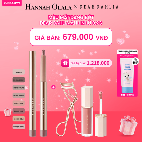  DEAL 3: MÀU MẮT DẠNG BÚT DEAR DAHLIA ÁNH NHŨ 0.9G 