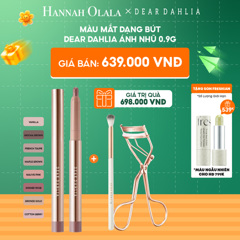  C77_DEAL 3: MÀU MẮT DẠNG BÚT DEAR DAHLIA ÁNH NHŨ 0.9G 