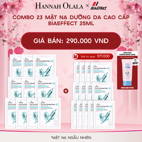  DEAL 1: COMBO 23 MẶT NẠ DƯỠNG DA CAO CẤP BIAEFFECT 25ML 