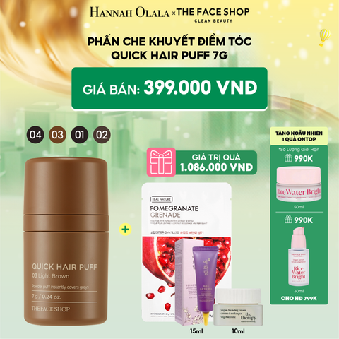  E115_DEAL 4: PHẤN CHE KHUYẾT ĐIỂM TÓC QUICK HAIR PUFF 7G 