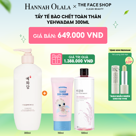  C139_DEAL 9: TẨY TẾ BÀO CHẾT TOÀN THÂN YEHWADAM 300ML 