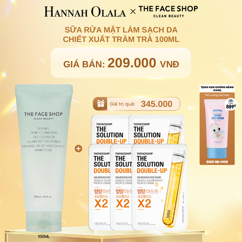  DEAL 7: SỮA RỬA MẶT LÀM SẠCH DA CHIẾT XUẤT TRÀM TRÀ 100ML 